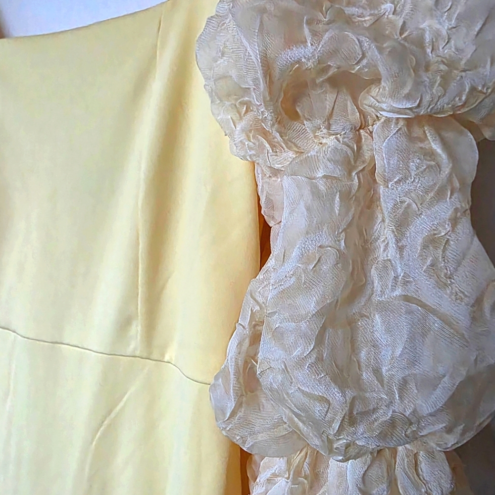 SHEIN Yellow Long Sleeve Dress - Picture 8 of 10